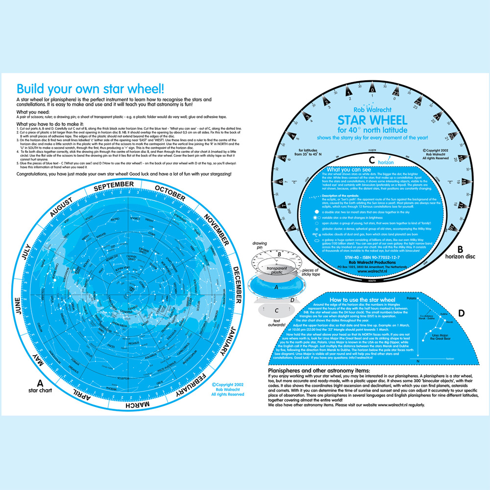 Make your own planisphere 